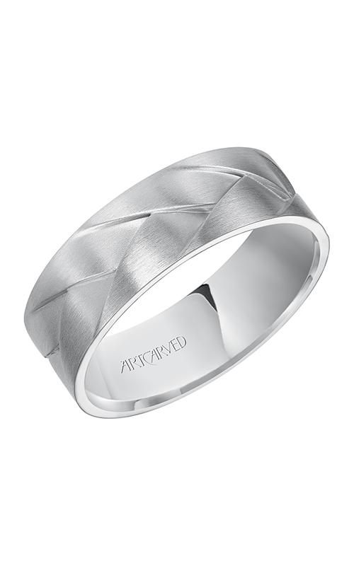 Artcarved Men's Wedding Band 11-WV7458W7-G Artcarved Men's Wedding Band 11-WV7458W7-G