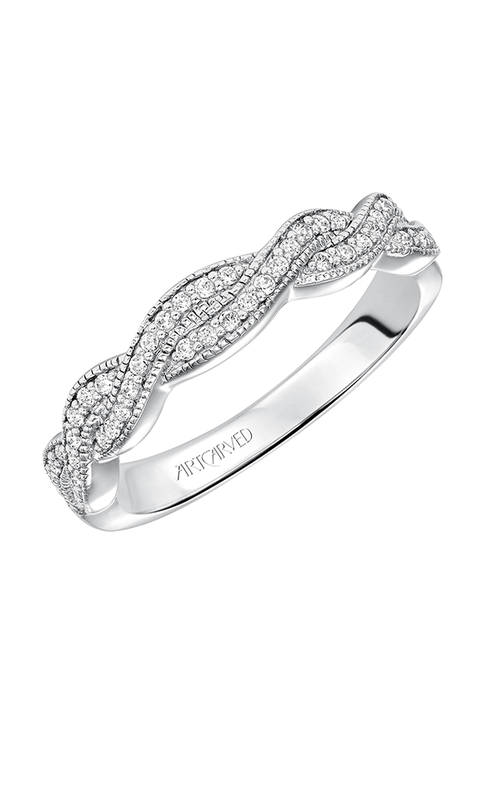 Art Carved Wedding Band 31-V578W-L