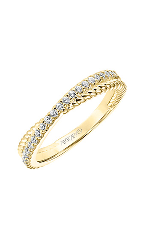 Artcarved Ladies Wedding Band 33-V9189Y-L Artcarved Ladies Wedding Band 33-V9189Y-L