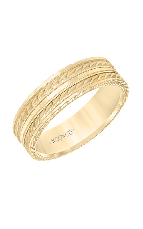Artcarved Men's Engraved Wedding Band 11-WV8639Y65-G