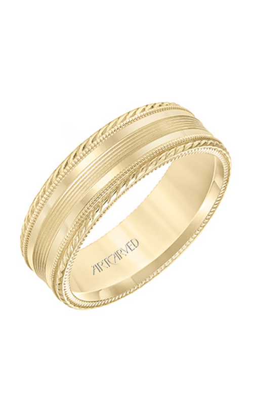 Artcarved Men's Engraved Wedding Band 11-WV8644Y7-G Artcarved Men's Engraved Wedding Band 11-WV8644Y7-G