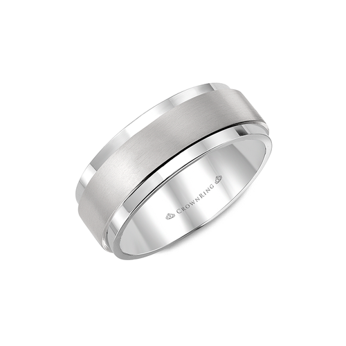 CrownRing Diamond Wedding Band WB-9004