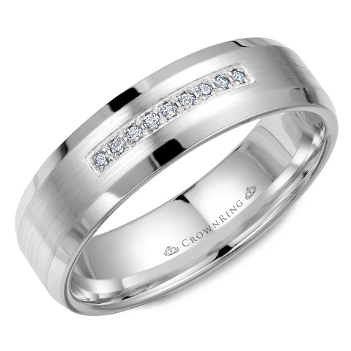 CrownRing Diamond Wedding Band WB-9612