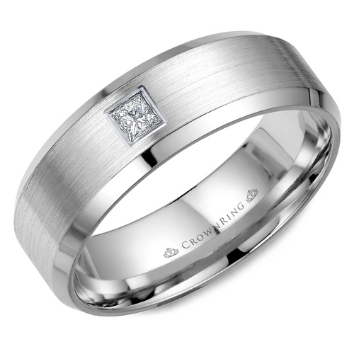CrownRing Diamond Wedding Band WB-9826