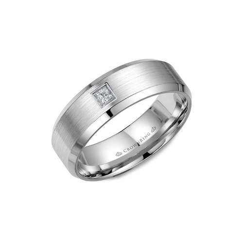 CrownRing Diamond Wedding Band WB-9826