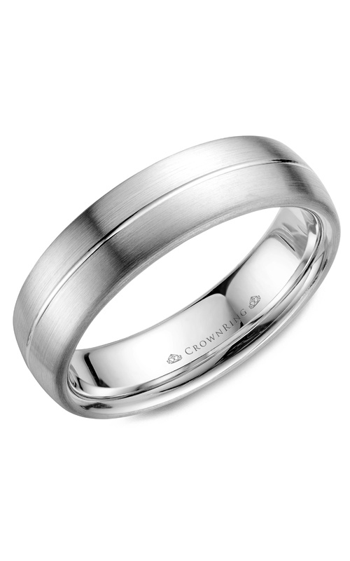 Crown Ring Classic Wedding Band WB-037C6W