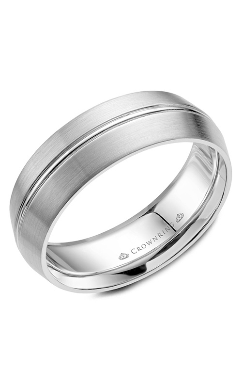 Crown Ring Classic Wedding Band WB-063C7W