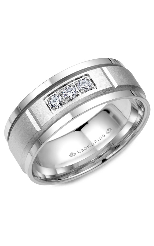 CrownRing Diamond Wedding Band WB-8200