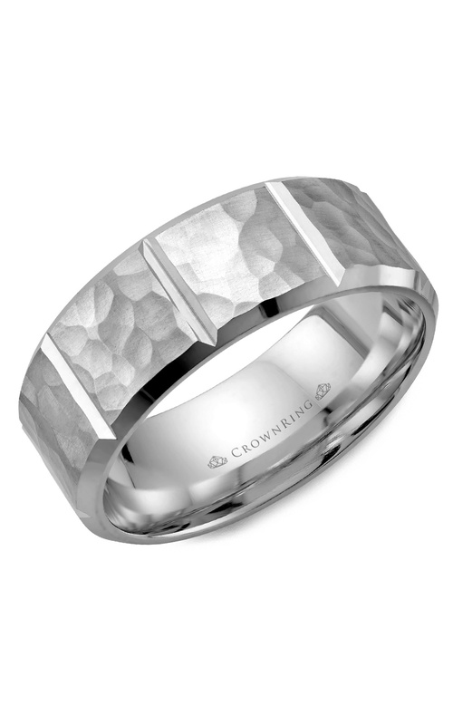 CrownRing Carved Wedding Band WB-9097