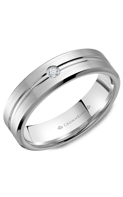 CrownRing Diamond Wedding Band WB-9125
