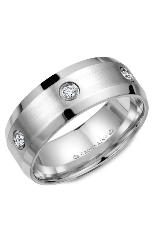 CrownRing Diamond Wedding Band WB-9616