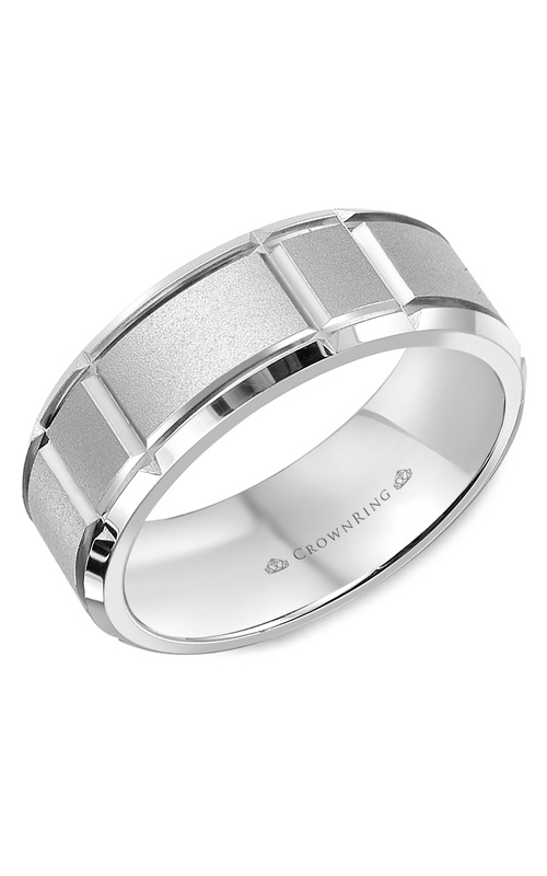 CrownRing Carved Wedding Band WB-9910