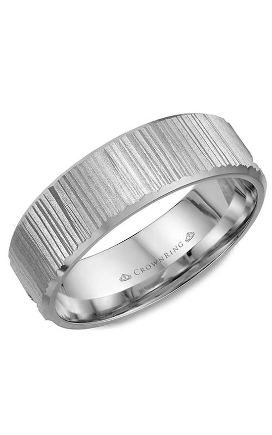 CrownRing Carved Wedding Band WB-7920