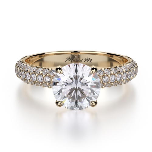 Michael M Crown Engagement Ring R699-1.5