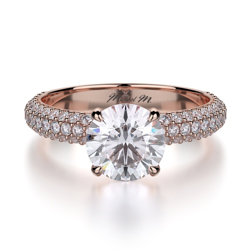 Michael M Crown Engagement Ring R699-1.5