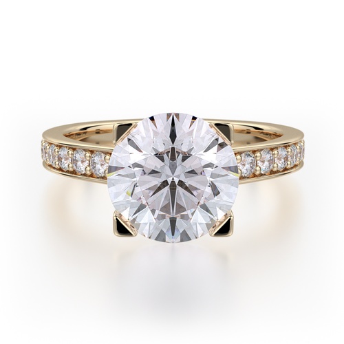 Michael M Crown Engagement Ring R701-2