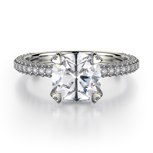 Michael M Crown Engagement Ring R711-2