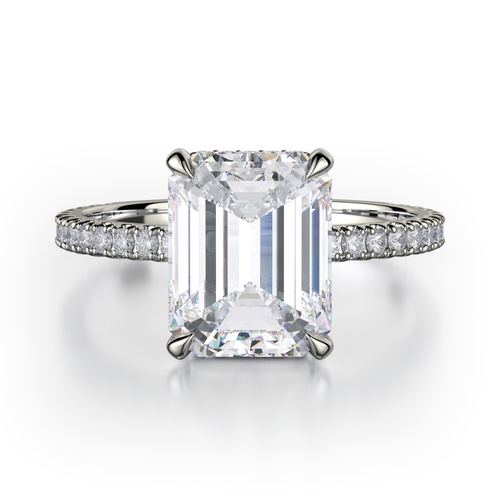 Michael M Crown Engagement Ring R715-2EM
