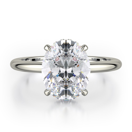 Michael M Crown Engagement Ring R750-3