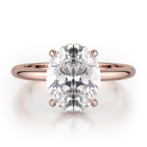 Michael M Crown Engagement Ring R750-3