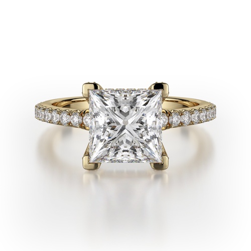 Michael M Crown Engagement Ring R781-1.5