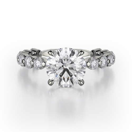 Michael M Crown Engagement Ring R782-1.5