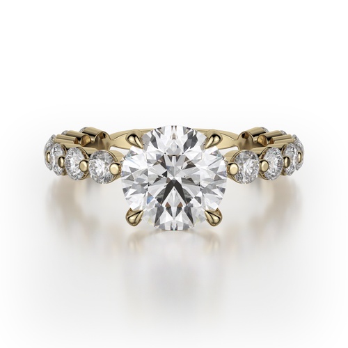 Michael M Crown Engagement Ring R782-1.5