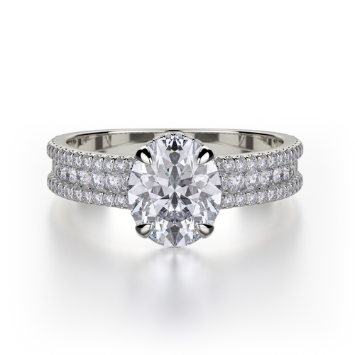 Michael M Europa Engagement Ring R717-2