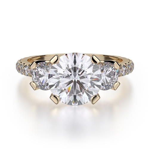 Michael M Trinity Engagement Ring R422-2