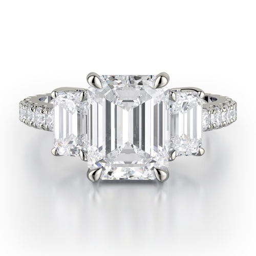 Michael M Trinity Engagement Ring R767-2.5
