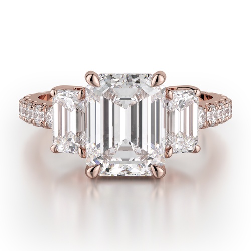 Michael M Trinity Engagement Ring R767-2.5