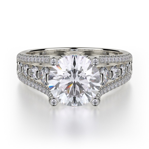 Michael M Strada Engagement Ring R306S-1.5