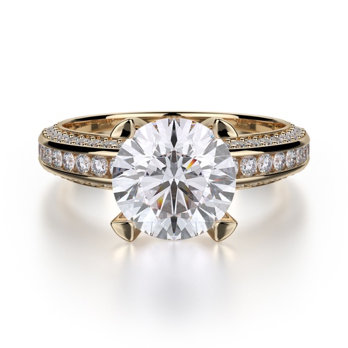 Michael M Defined Engagement Ring R457-2