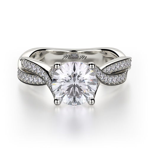 Michael M Defined Engagement Ring R709-1.25
