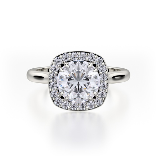Michael M Defined Engagement Ring R721-1.5