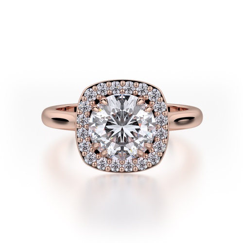 Michael M Defined Engagement Ring R721-1.5
