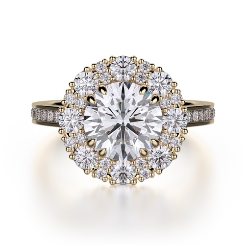 Michael M Defined Engagement Ring R741-1.5