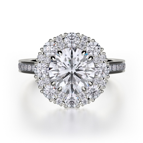 Michael M Defined Engagement Ring R741-1.5