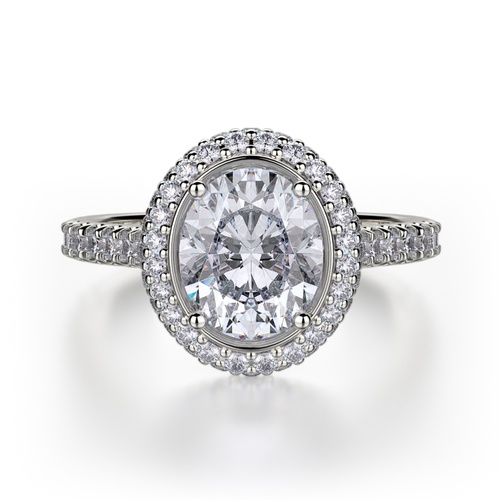 Michael M Defined Engagement Ring R737-2-OV