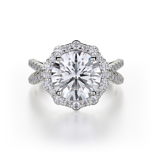 Michael M Defined Engagement Ring R740-2