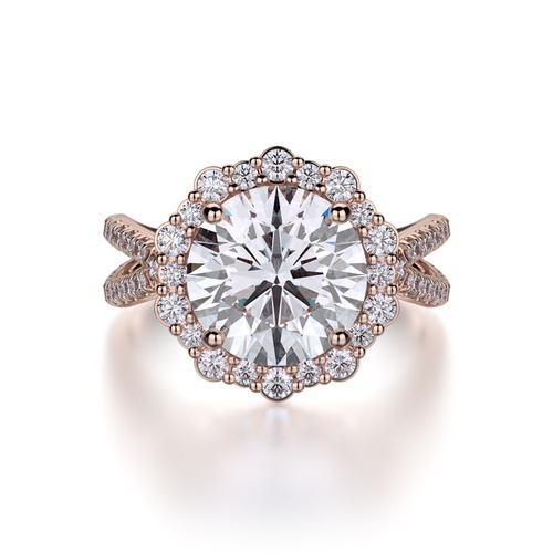 Michael M Defined Engagement Ring R740-2