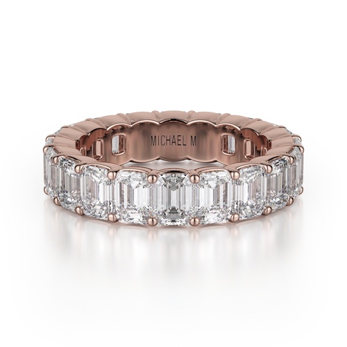 Michael M Crown Wedding Band B330