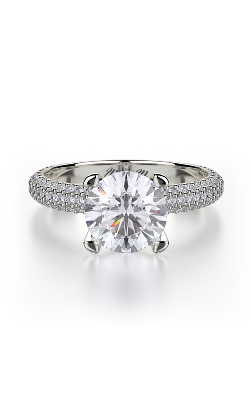 Michael M Crown Engagement Ring R702-2