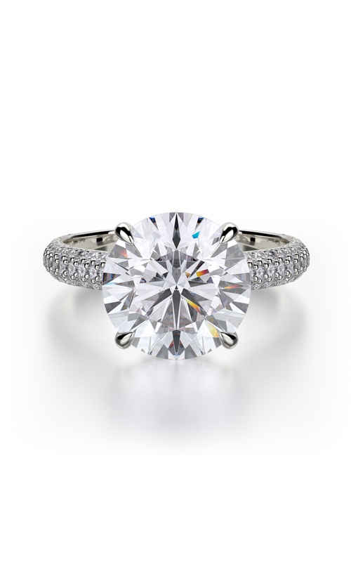 Michael M Crown Engagement Ring R707-3