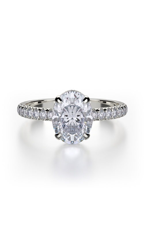 Michael M Crown Engagement Ring R715-2