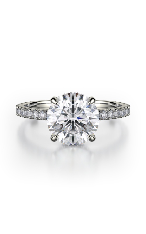 Michael M Crown Engagement Ring R745-2