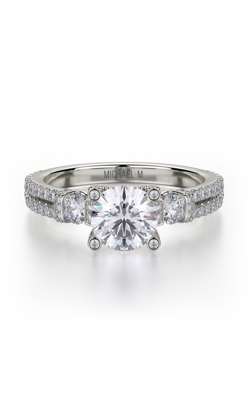 Michael M Trinity Engagement Ring R502-1