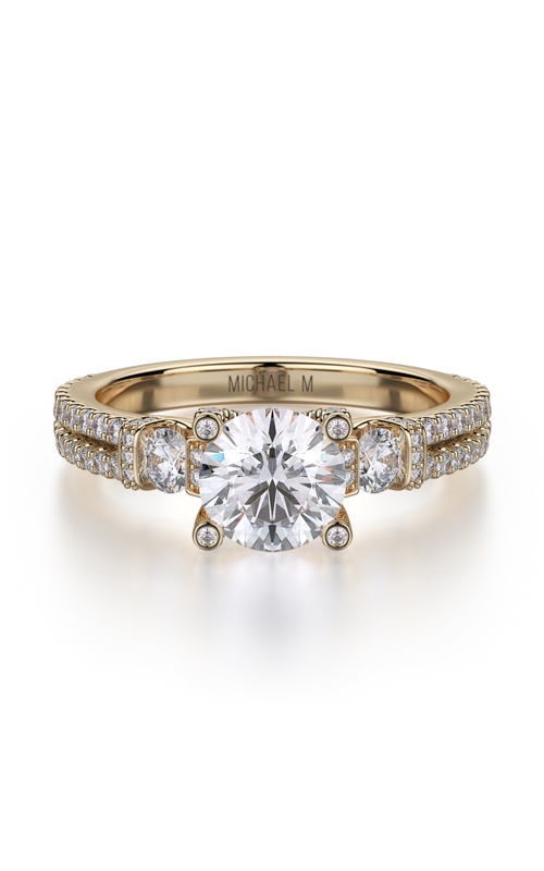 Michael M Trinity Engagement Ring R502-1 | Hal Davis Jewelers