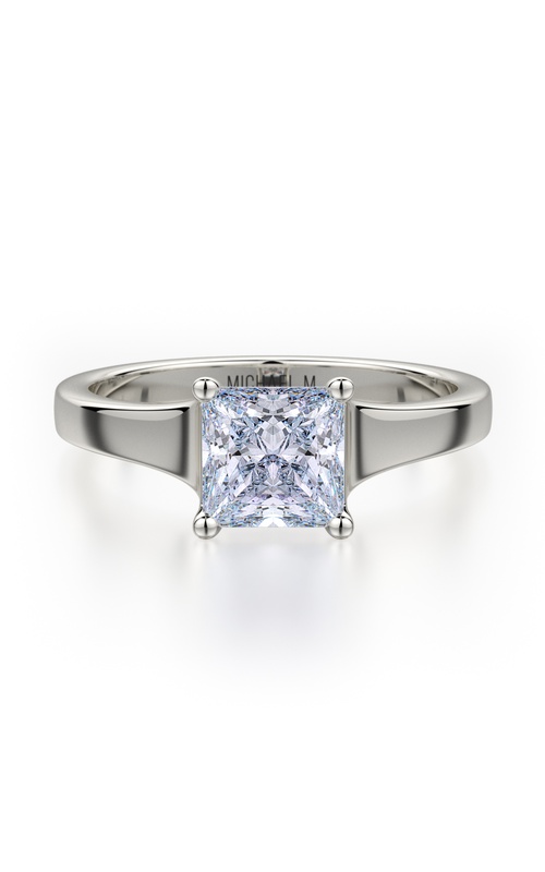 Michael M Defined Solitaire Princess Engagement Ring R522-1