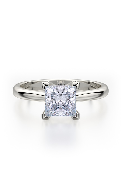 Michael M Defined Solitaire Princess Engagement Ring R518-1
